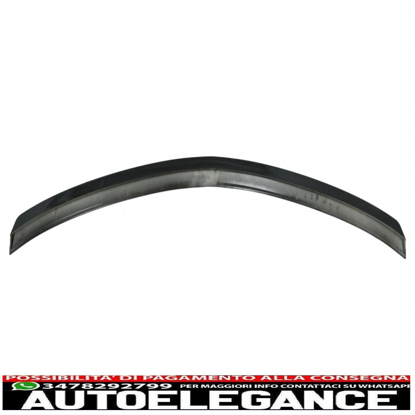 trunk spoiler suitable for mercedes c class w204 (2007-2014) piano black