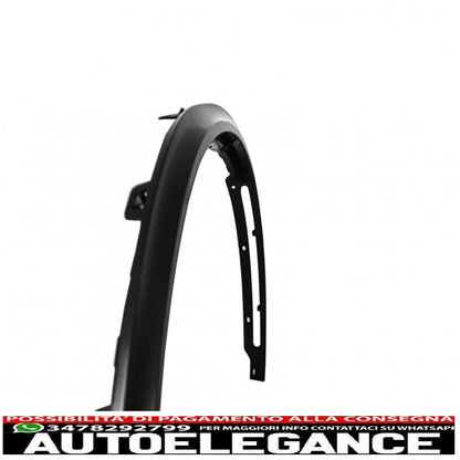 parafanghi passaruota adatti per bmw x5 f15 (2014-2018) piano nero e pedane