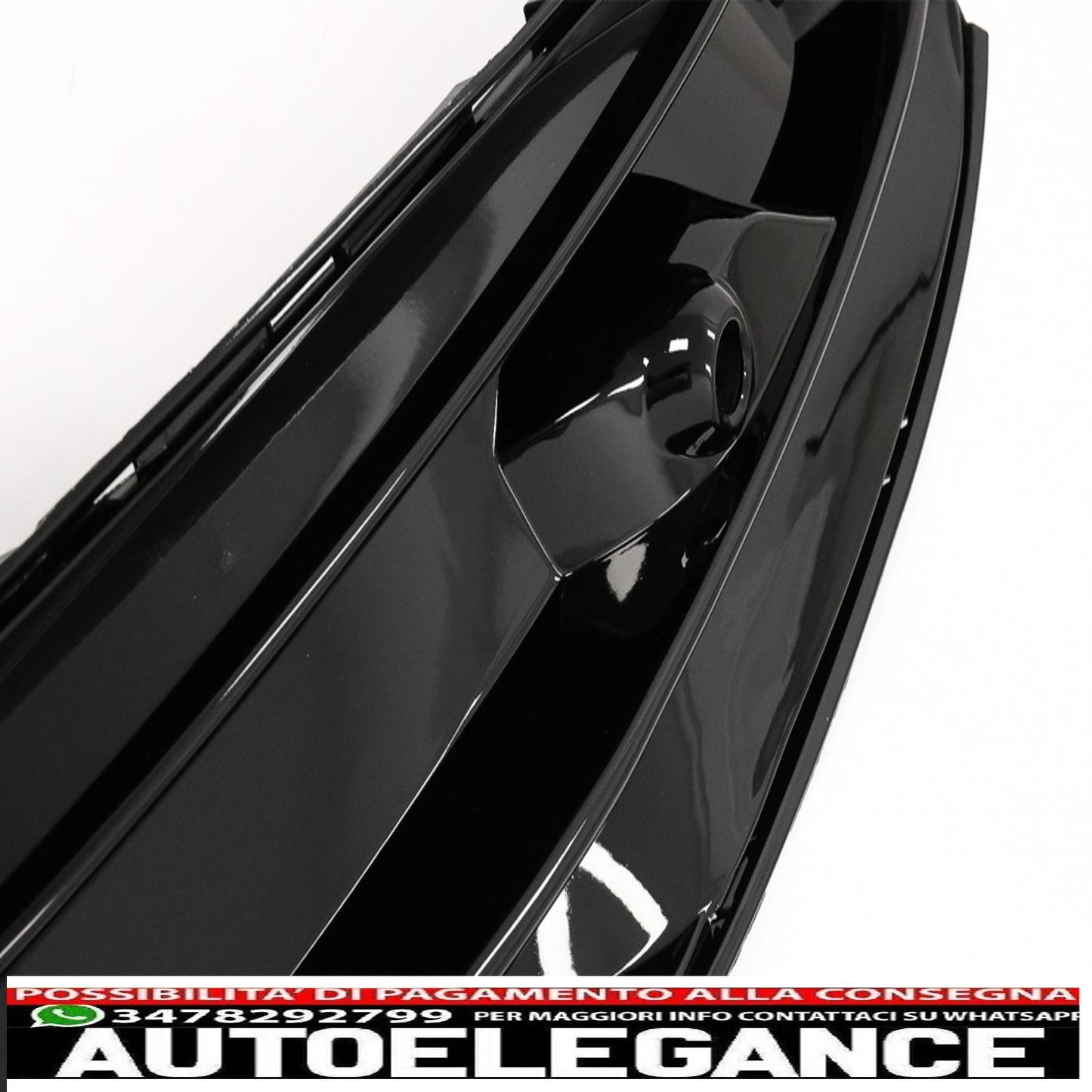 Griglie laterali paraurti anteriore adatte per mercedes cla w117 c117 x117 (2013-2018) restyling cla45 design pianoforte nero