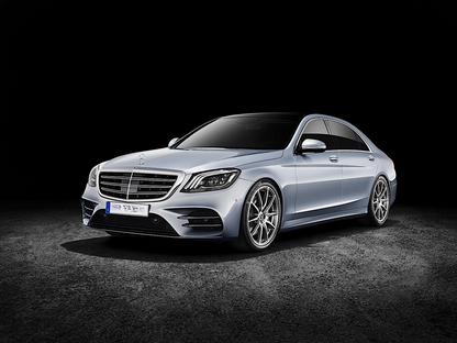 GRIGLIA ADATTA PER MERCEDES-BENZ CLASSE S W222 2014-2019 LOOK AMG CROMATA/NERA