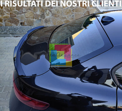 SPOILER ADATTO PER ALFA ROMEO GIULIA GIULIETTA LOOK NERO LUCIDO DESIGN SPORTIVO