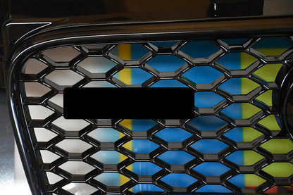 ART. 0582 GRIGLIA  AUDI  TT 8J 2006-2014 LOOK RSTT NERO LUCIDO