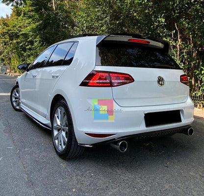 DIFFUSER SUITABLE FOR VW GOLF 7 2012-2017 GTI LOOK 1+1 GLOSSY BLACK LOOK 