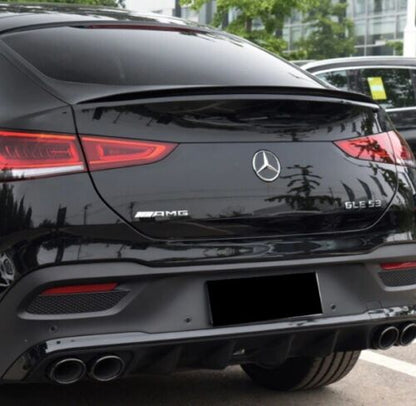 BOOT SPOILER SUITABLE FOR MERCEDES GLE C167 COUPE 2019+ AMG LOOK GLOSSY BLACK 