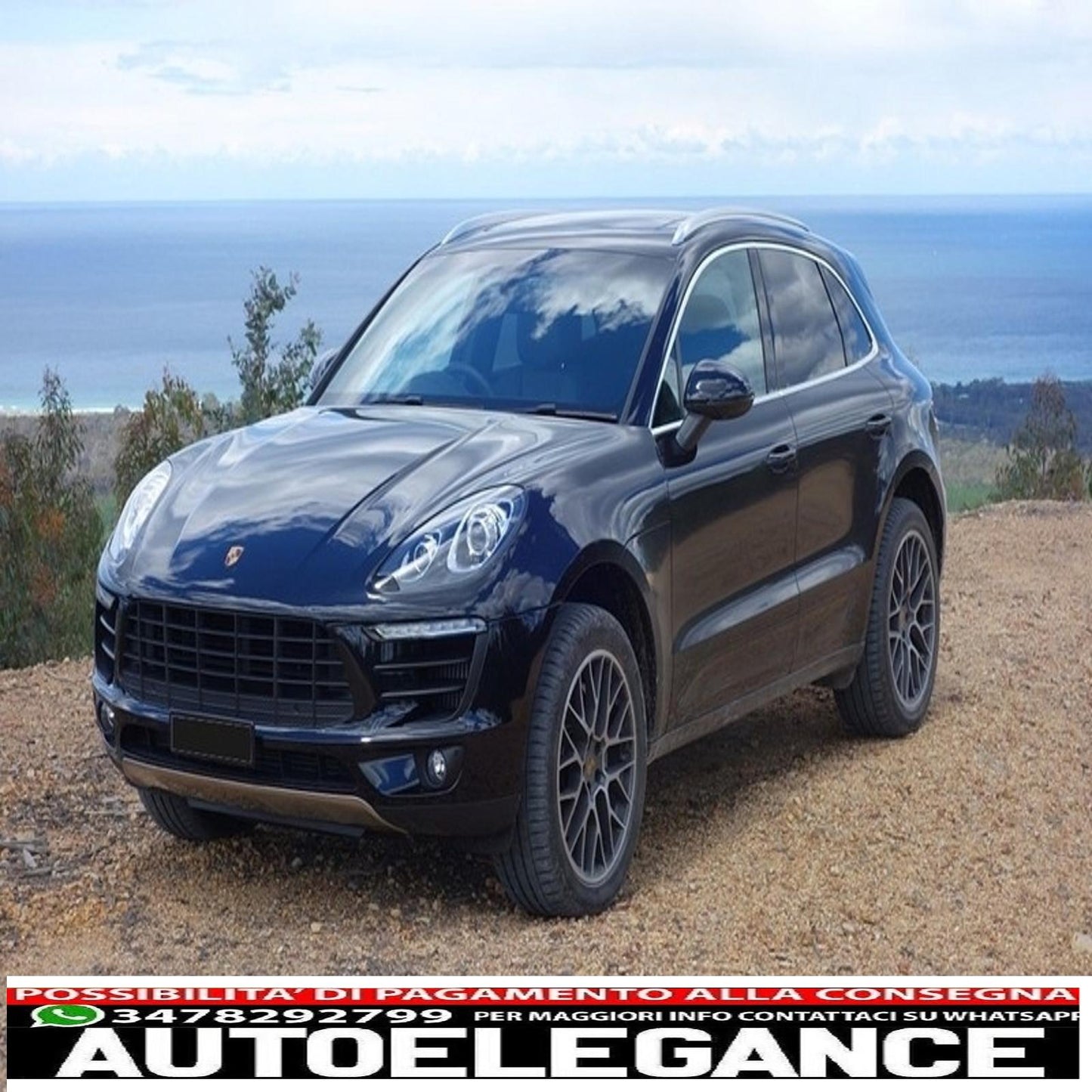 skid plates bumper protectors off road suitable for porsche macan s (2014-2016) 