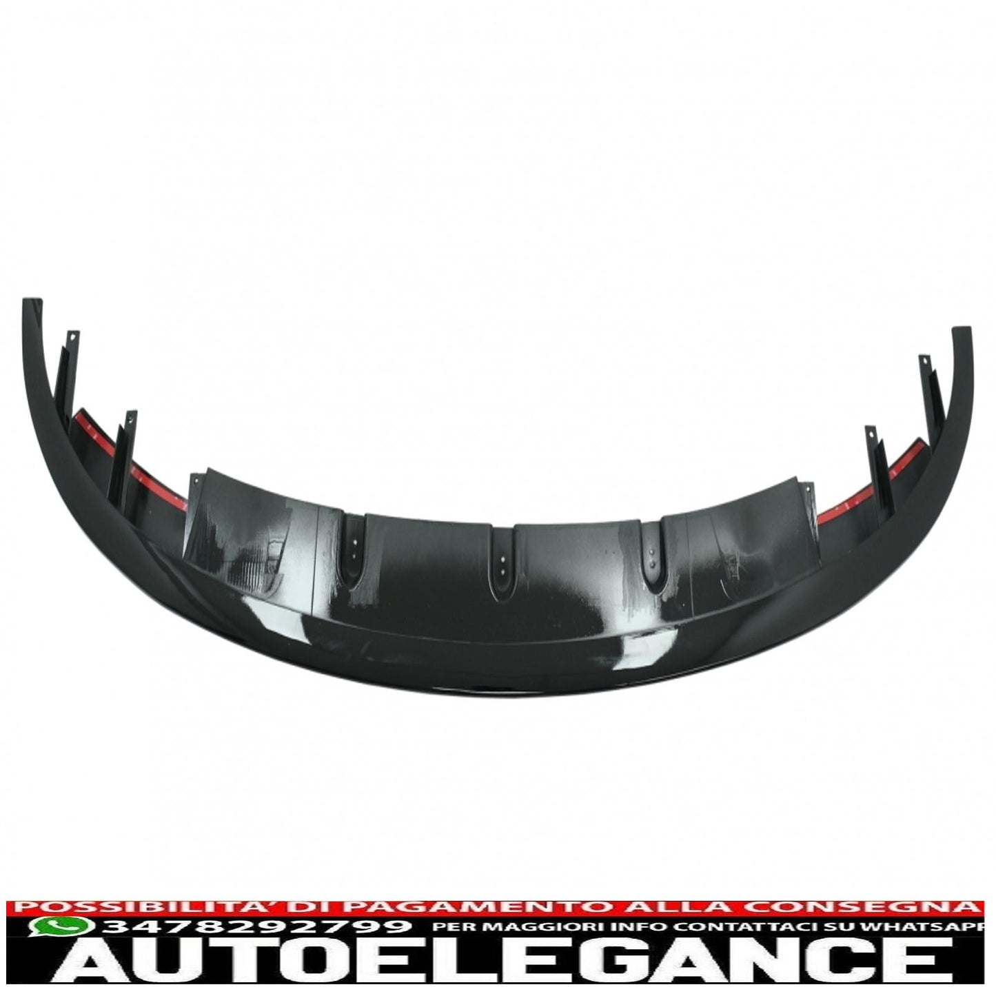 Labbro spoiler paraurti anteriore adatto per BMW Serie 4 F32 F33 F36 Coupe Cabrio Grand Coupe (2013-03.2019) con minigonne laterali estensioni labbra aggiuntive m-performance nero