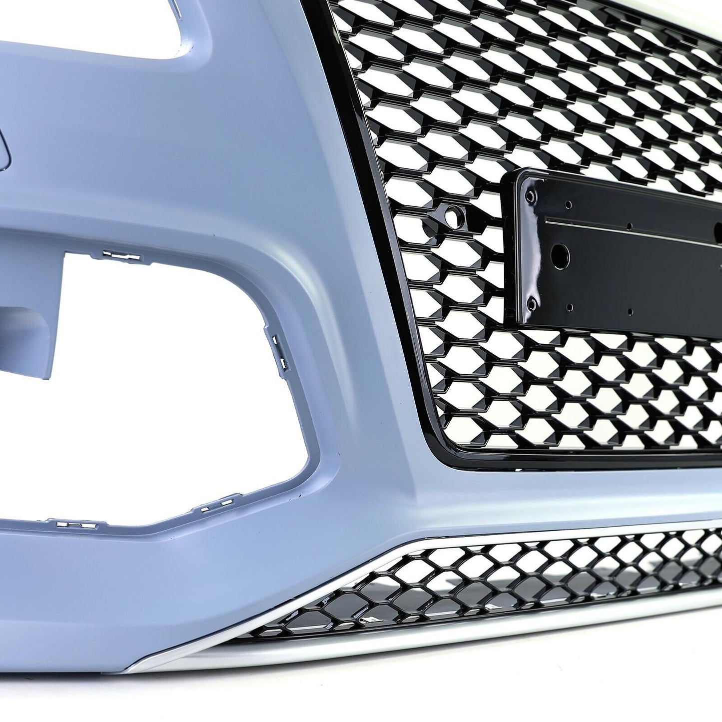 Front Bumper + Grille Without Emblem Black Fit For Audi Q5 8R 2012-2016