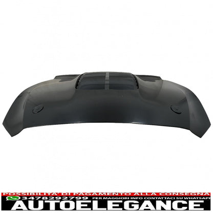 cofano cofano con prese d'aria adatto per ford mustang mk6 vi sesta generazione (2015-2017) design gt 500 AUTOELEGANCERICAMBI