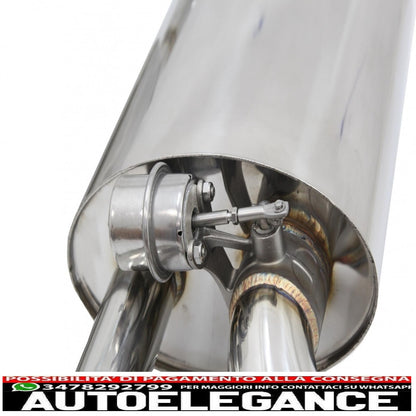 complete exhaust system suitable for mercedes g-class w463 (2009-2018) g500 g55 g63 g65 triple exhaust pipes with electronic valve
