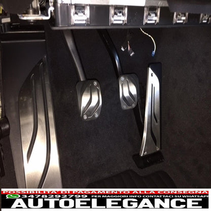 kit poggiapiedi adatto per bmw serie 1 f20 (2011-up) 2 serie f22 (2014-up) 3 serie f30 (2011-up) 4 serie f32 (2013-up) cambio manuale