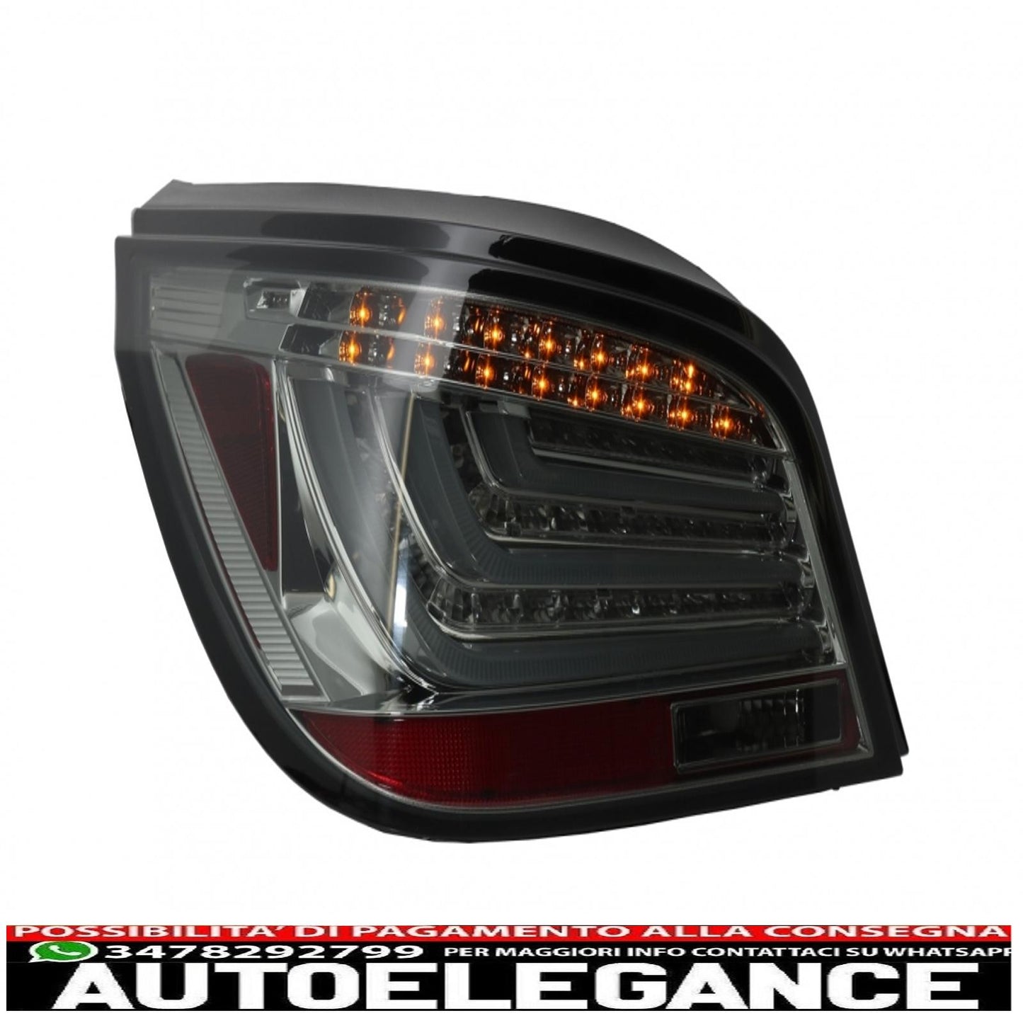 LED bar rear lights suitable for bmw 5 series e60 (2003-2007) smoke