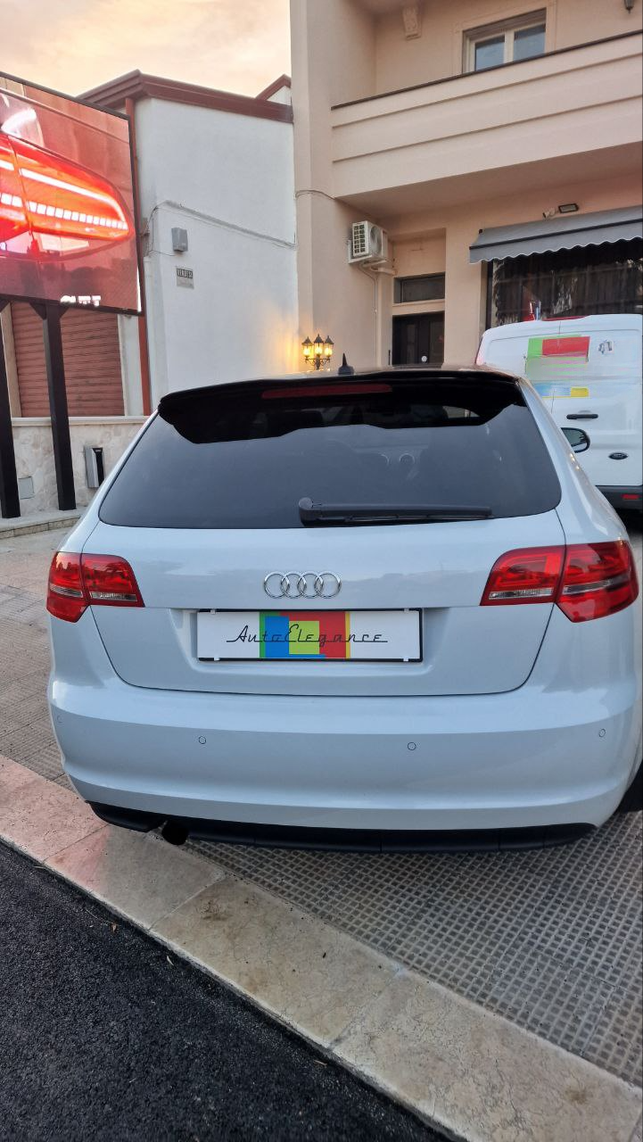 ROOF SPOILER WING SUITABLE FOR AUDI A3 8P 2008-2012 5 DOORS GLOSS BLACK LOOK SPORTY DESIGN 