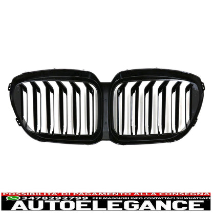 Front Bumper Grille for BMW 5 Series F10 F11 2011-2017 M5 2020 Look-show original titleOriginal textFrontstoßstange Gitter für BMW 5er F10 F11 2011-2017 M5 2020 Look