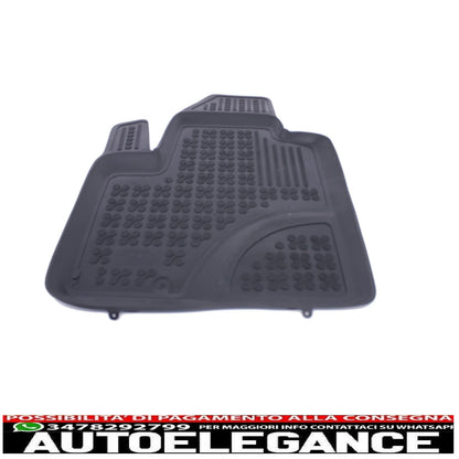 Black rubber mat suitable for Hyundai Santa Fe 2007-2012