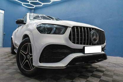 GRIGLIA ADATTA PER MERCEDES GLE W167 2019+ LOOK AMG PROFILI CROMATI GT
