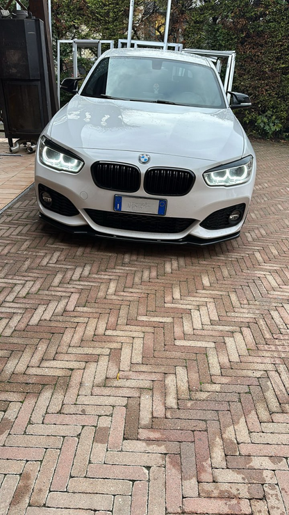 SPLITTER SUITABLE FOR BMW 1 SERIES F20 F21 2015-2019 MSPORT LOOK GLOSSY BLACK