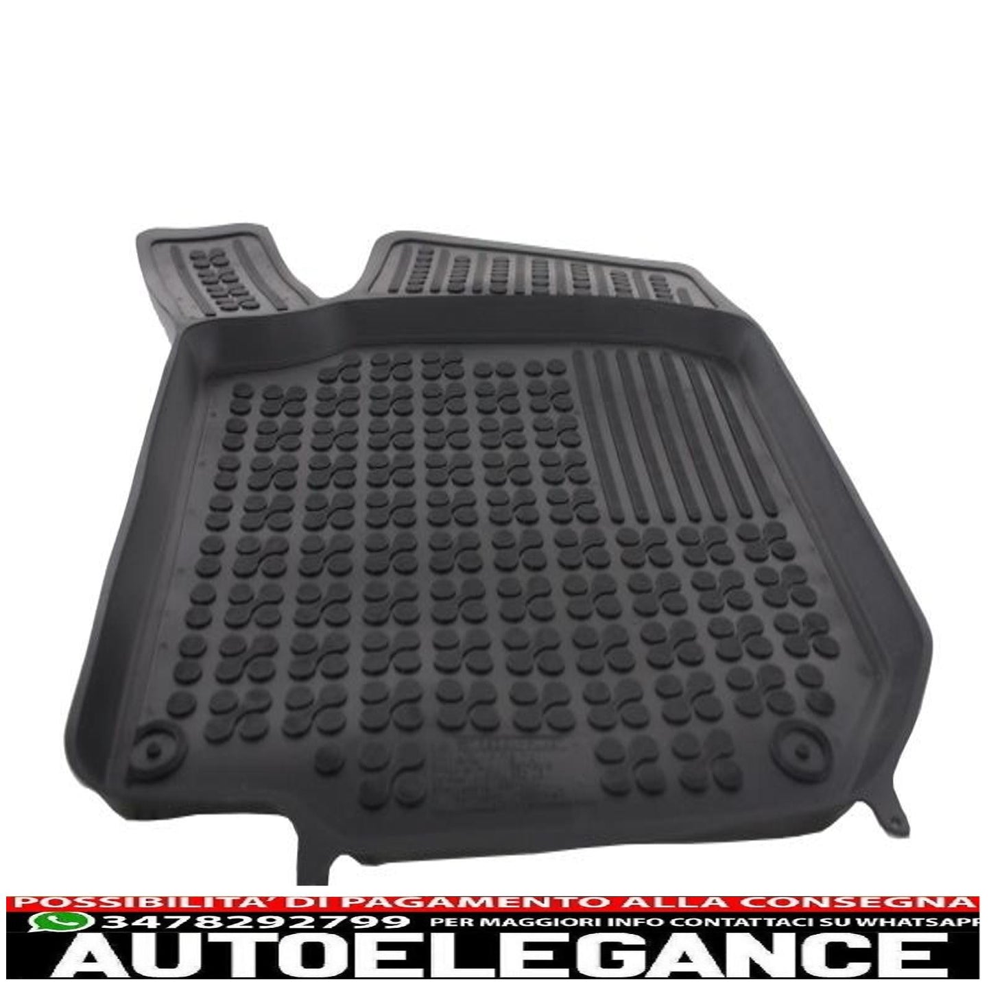 Tappetino in gomma per auto nero adatto per Seat leon 99-05 toledo 99-04 skoda octavia 97-10 vw beetle bora 98-05 golf 4 iv 97-06