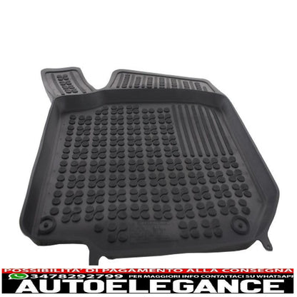 Tappetino in gomma per auto nero adatto per Seat leon 99-05 toledo 99-04 skoda octavia 97-10 vw beetle bora 98-05 golf 4 iv 97-06
