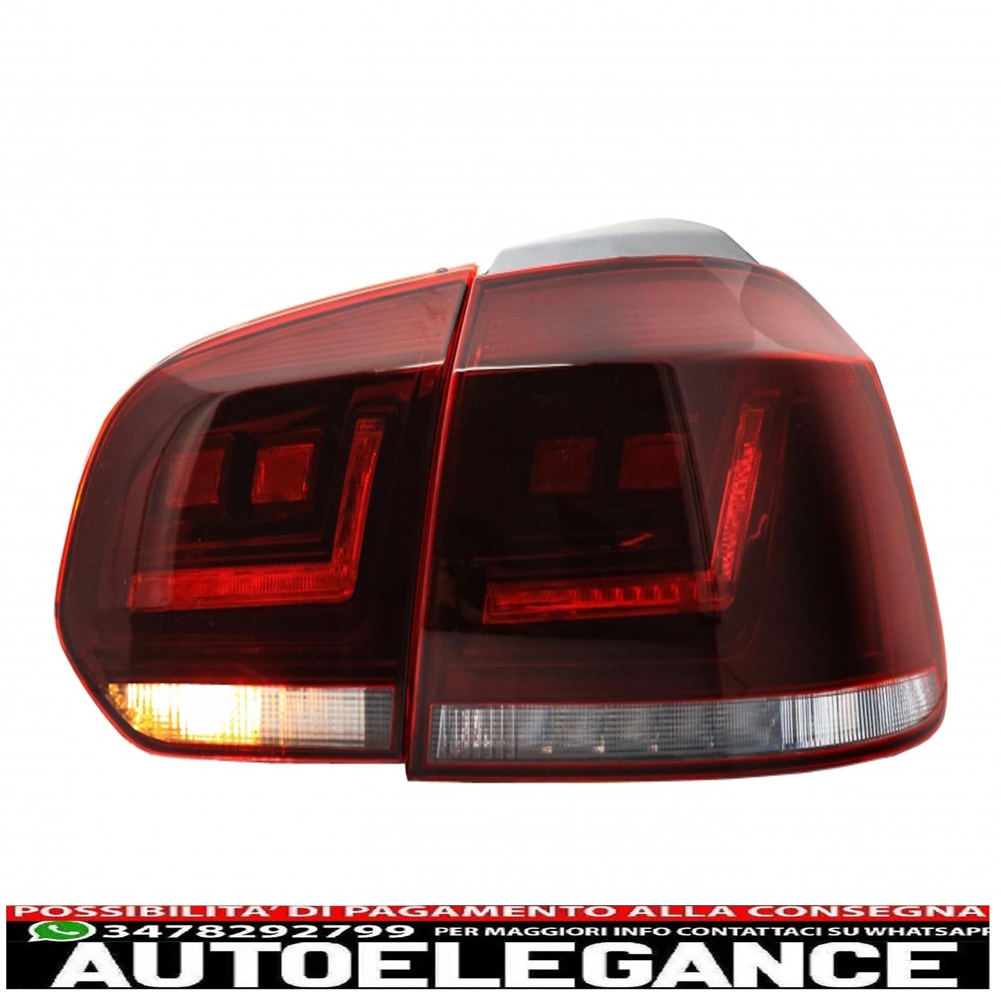 osram ledriving led rear light suitable for vw golf 6 vi (2008-2012) dynamic sequential turning light (left and right)