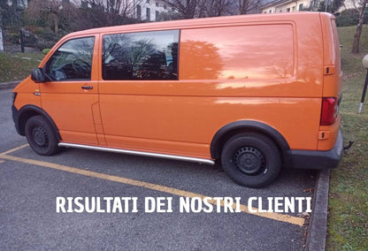 WIDENED MUDGUARDS SUITABLE FOR VW TRANSPORTER T6 T6.1 2016-2020 SPORTY LOOK