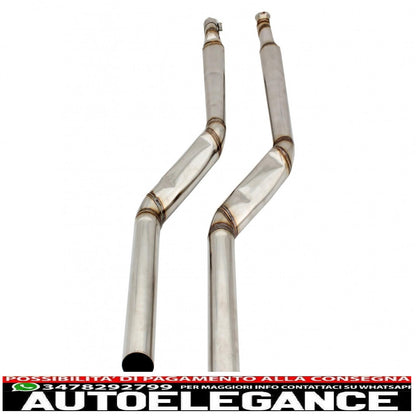complete exhaust system suitable for bmw 5 series f10 (2011-2016) petrol 1.6/2.0 l 520i n2b20/nb20b16 / 528i nb20b20 turbo i4 twin double tailpipes m5 m sport design with Valvetronic