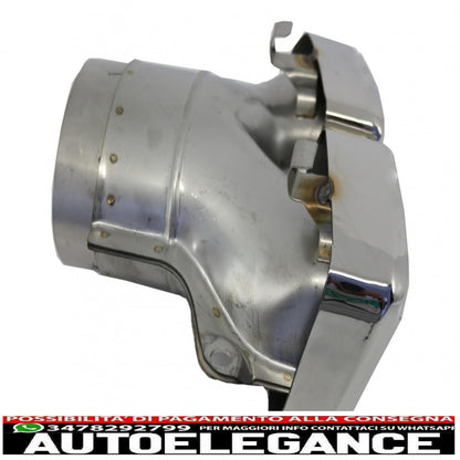 Exhaust tips suitable for mercedes m-class w166 (2012-2015) cls-class w218 facelift cls63 chrome edition 