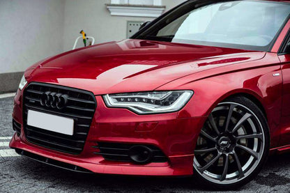 SOTTO PARAURTI ANTERIORE ADATTO PER AUDI A6 4G C7 2011-2014 LOOK TUNING GREZZO