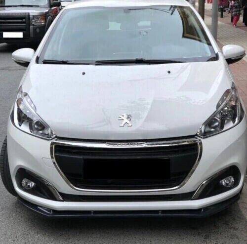 SPLITTER ADATTO PER PEUGEOT 208 NERO LUCIDO LOOK SPORTIVO