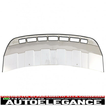 Off road bumper skid plates suitable for vw touareg 7p mk2 (2010-2014) stainless steel 