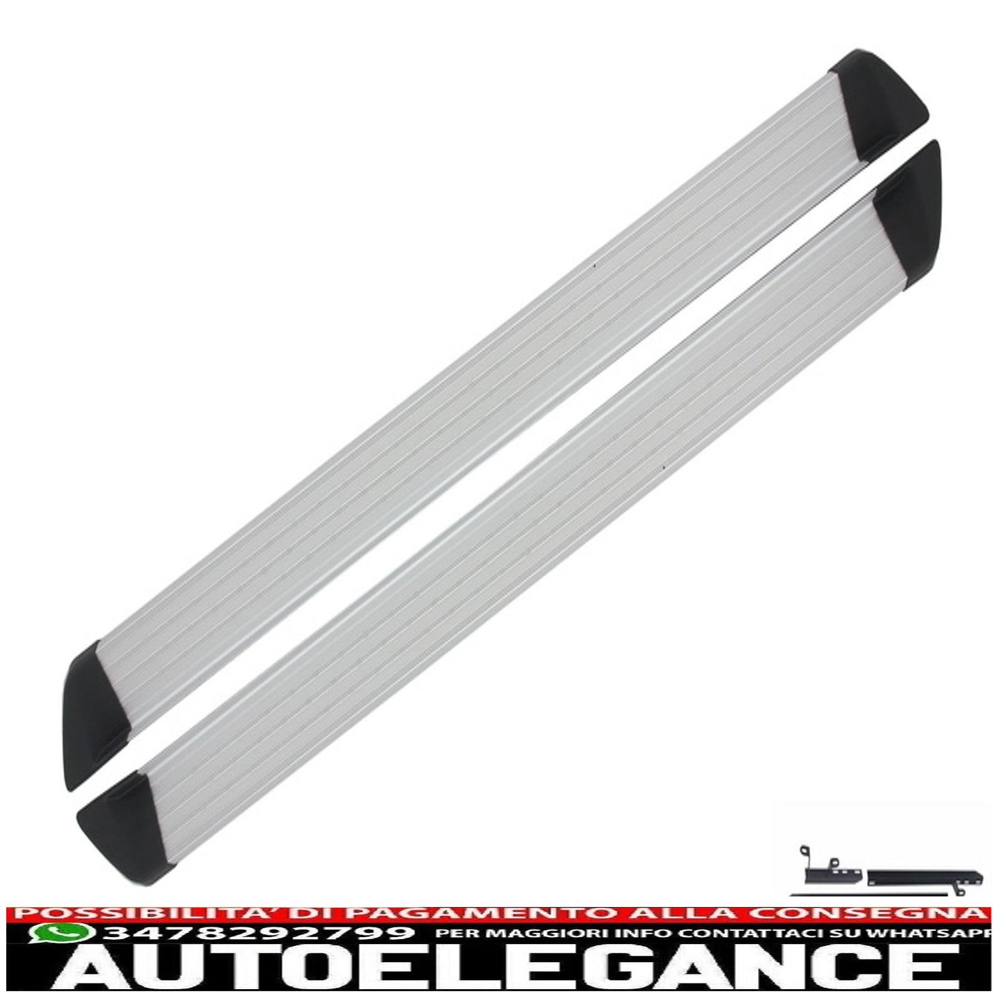 skid plates with running boards suitable for nissan x-trail ii (t31) non restyling (2007-2010)