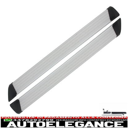 skid plates with running boards suitable for nissan x-trail ii (t31) non restyling (2007-2010)