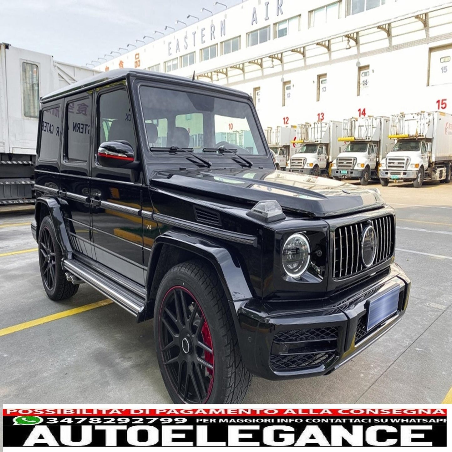 Complete mirror assembly suitable for mercedes g-class w463 (2012-2017) 2018 restyling design