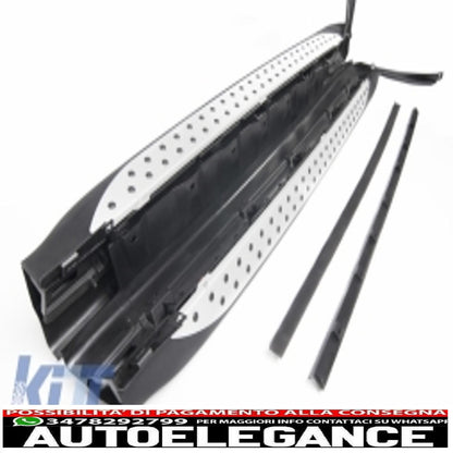 parafanghi passaruota adatti per bmw x3 e83 lci (2006-2010) con pedane laterali