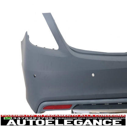 kit carrozzeria adatto per mercedes w222 classe s passo lungo (2013-06.2017) minigonne laterali versione lunga terminali marmitta