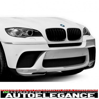 paraurti anteriore adatto per bmw x6 e71 (2008-2012) x6 e71 lci (2012-2014) x6mm m performance design