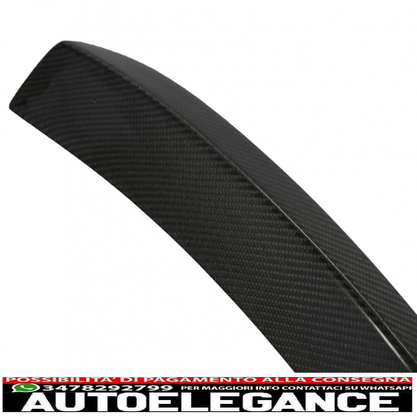 trunk spoiler with side indicator turn signal covers suitable for tesla model s (10.2016-up) real carbon