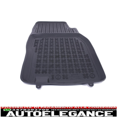 Black rubber mat suitable for Renault Kadjar 2015+
