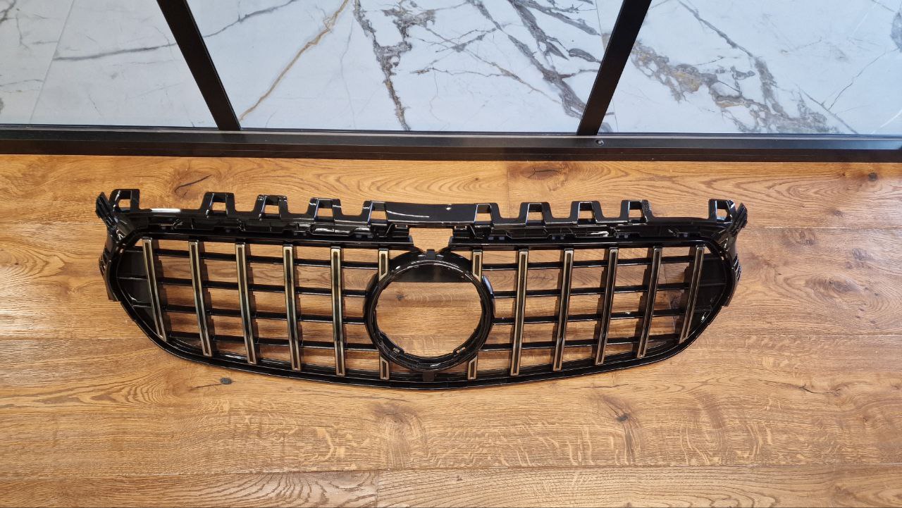 ART.1481 GRIGLIA ADATTA PER MERCEDES CLASSE B W247 STANDARD LOOK GT CROMATA