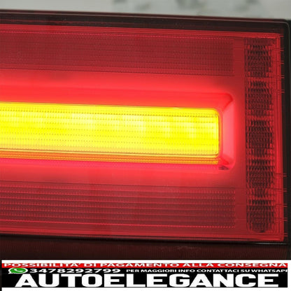 led rear lights light bar suitable for mercedes g class w463 (2008-2017) restyling 2018 dynamic design sequential cornering lights smoke red