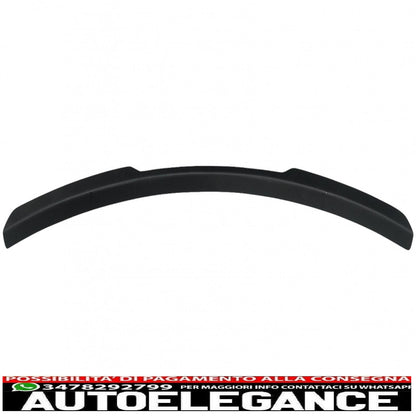 Additional roof spoiler cap suitable for audi q8 suv (2018-up) sporty piano black design