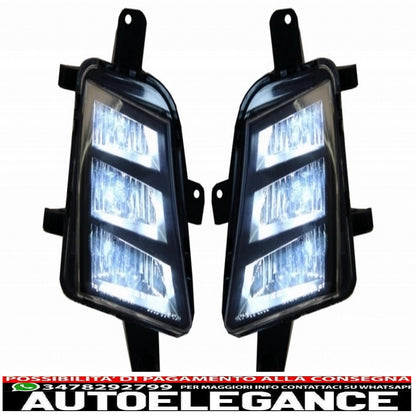 paraurti anteriore adatto per vw golf vii 7.5 (2017-up) e fari a led bi-xeno luci di svolta dinamiche sequenziali look gti