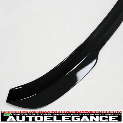 Additional roof spoiler suitable for audi a6 c7 4g avant (2011-2015) piano black
