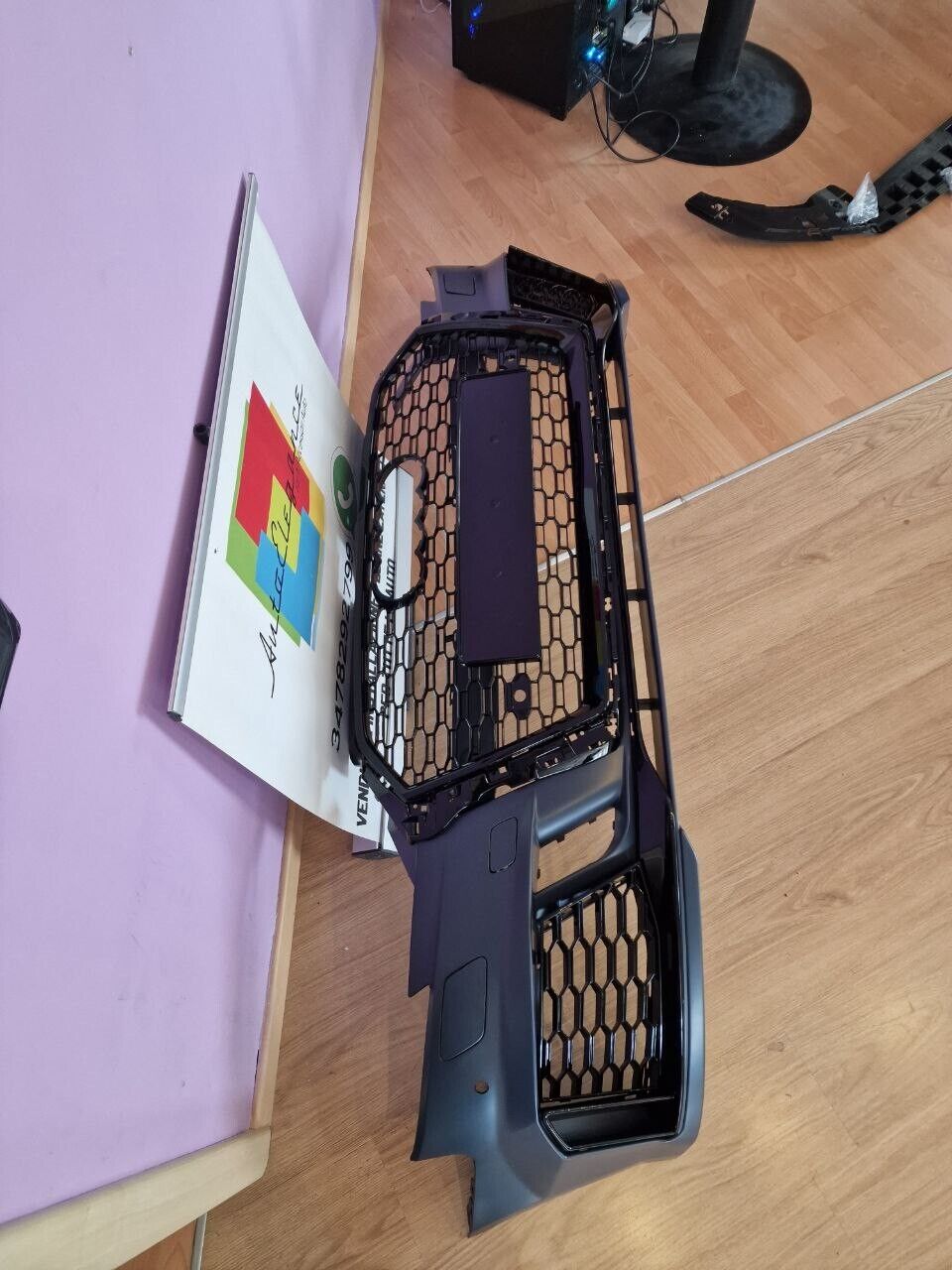 ✨PARAURTI ANTERIORE ADATTO PER AUDI A3 8V 2017-2020 HATCHBACK LOOK RS3✨