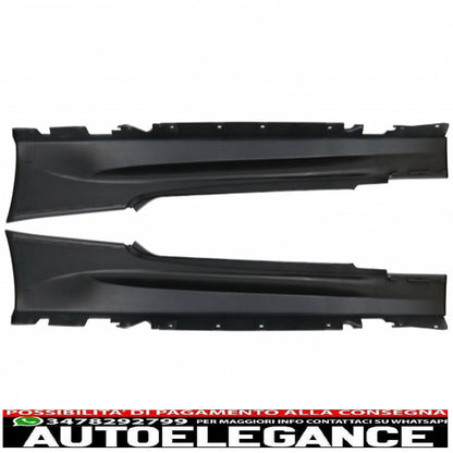 Complete body kit with piano black exhaust tips suitable for bmw 3 series e92 coupe e93 cabrio non-lci (2006-2009) m3 design