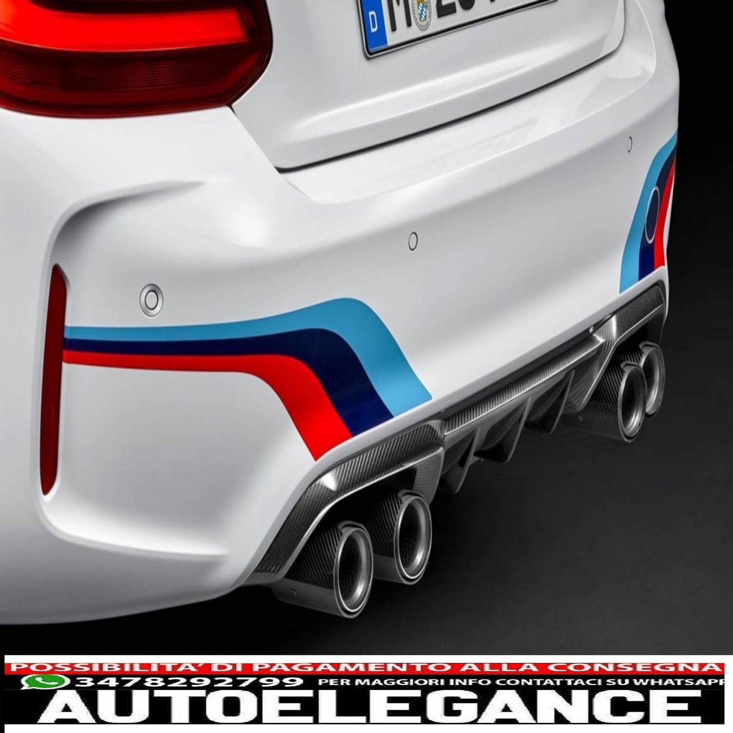 Universal Exhaust Tip Carbon Fiber Glossy Finish Inlet 6.3cm/2.48inch 