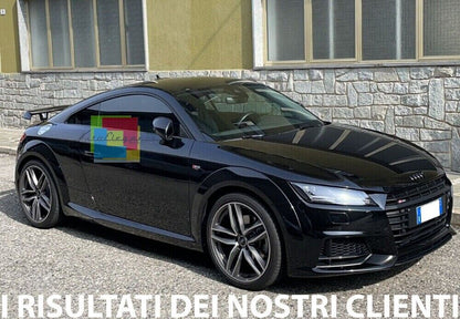 AUDI TT FV 8S 2015-2020 SPOILER POSTERIORE SUL COFANO LOOK TTS TTRS NERO LUCIDO AUTOELEGANCERICAMBI