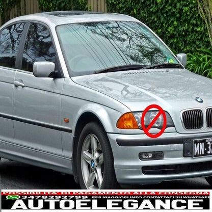 Coprifanetti Portafendinebbia per BMW 3 E46 1998-2005 M3 M-Technik M-Sport Design-mostra il titolo originaleTesto originaleFog Lights Holder Covers for BMW 3 E46 1998-2005 M3 M-Technik M-Sport Design