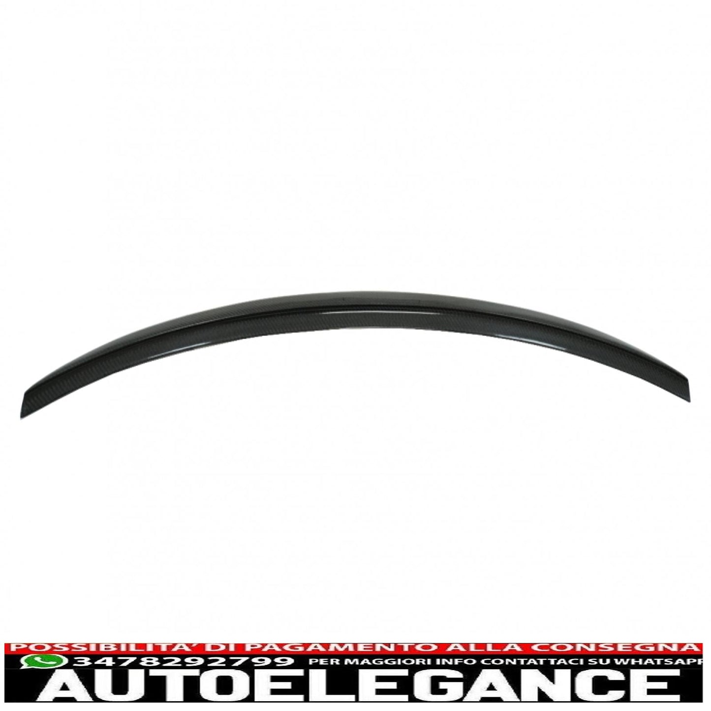 Trunk lid spoiler suitable for audi a7 4g8 s7 rs7 (2011-2017) real carbon 