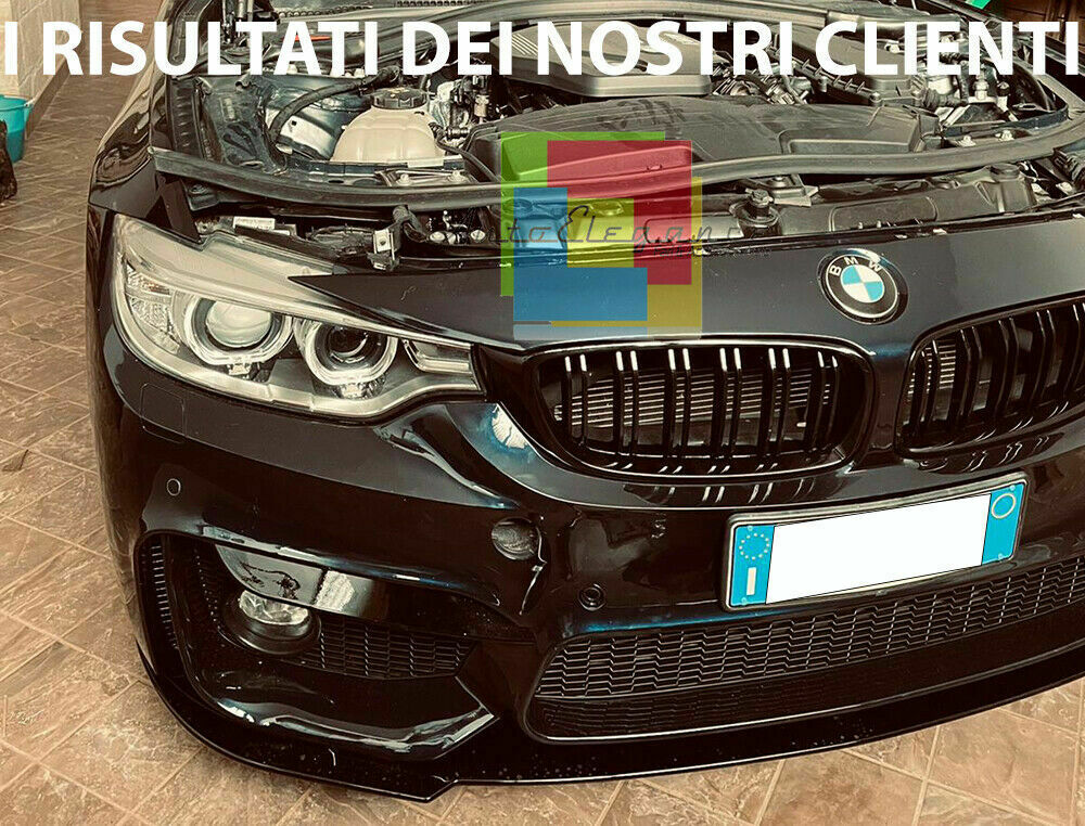 PARAURTI ANTERIORE ADATTO PER BMW SERIE 4 F32 F33 F36 LOOK M4 DESIGN SPORTIVO