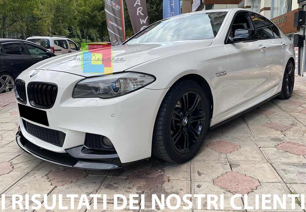 BMW SERIE 5 F10 F11 LIP SPOILER SOTTO PARAURTI ANTERIORE ABS PARAURTI M LAMA ..- AUTOELEGANCERICAMBI